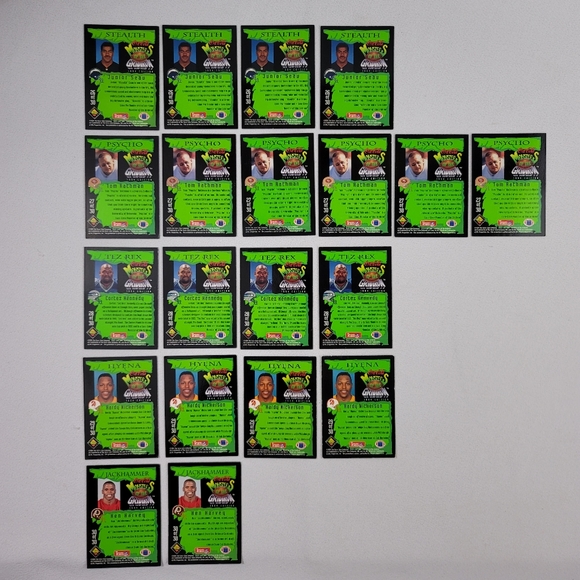 Lot Of 1994 Coca-Cola Monsters Of The Gridiron Football Trading Cards - Picture 15 of 16